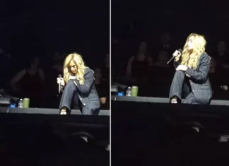 Lara Fabıan İstanbul konserinde sahnede korku dolu anlar yaşattı