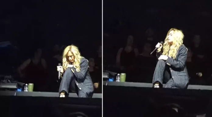 Lara Fabıan İstanbul konserinde sahnede korku dolu anlar yaşattı