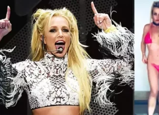 Britney Spears yandı kavruldu