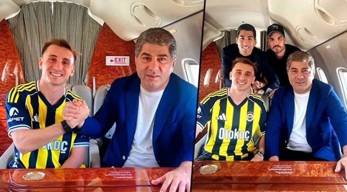 Kerem Aktürkoğlu, Fenerbahçe formasını giydi. İstanbul’a geliyor