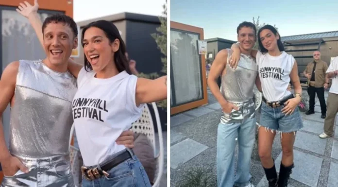 Edis ve Dua Lipa Kosova’ya damga vurdu! 2 isim aynı karede