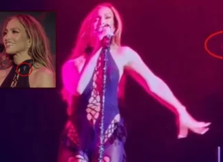 Jennifer Lopez’e sahnede çekirge şoku