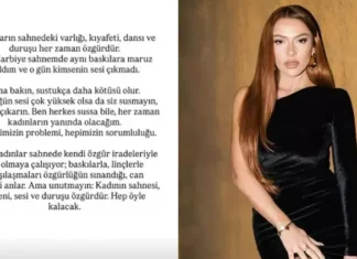 Hadise’den Manifest Grubuna açılan soruşturmaya tepki