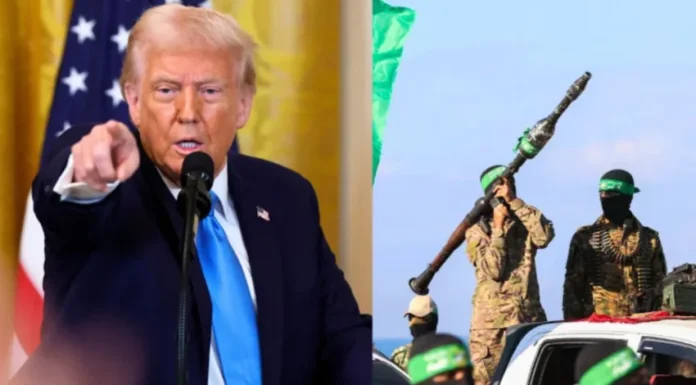 Trump’tan Hamas’a gözdağı! Bir sözümle savaş yeniden başlar