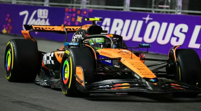 Las Vegas GP antrenmanına rögar kapağı engeli: Norris en hızlı isim oldu