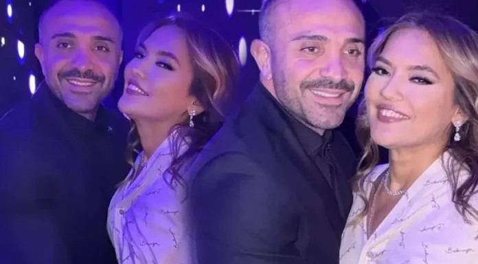 Demet Akalın ve Okan Kurt 14. yıl dönümünü kutladı