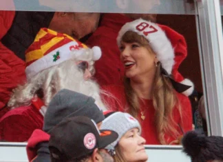 Taylor Swift dev karşılaşmayı tribünde izledi