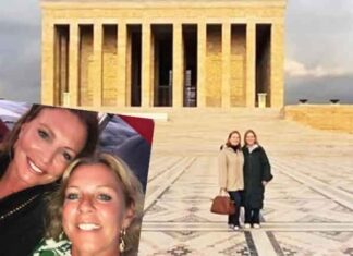 Caroline Koç ve kardeşi Anıtkabir ziyaretinde