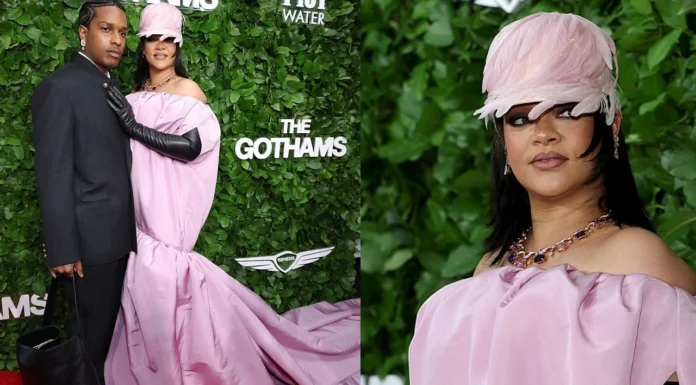 Rihanna, Gotham Ödülleri’nde şaşkınlık yarattı