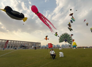 En güzel uçurtma Katar semalarında