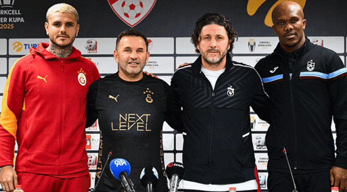 Süper Kupa’da Galatasaray ile Trabzonspor karşı karşıya