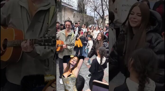 Simge’nin Provası Sokağa Taştı