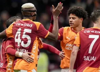 Galatasaray, Kayserispor’u 4-0 mağlup etti, Lemina cezalı duruma düştü