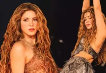 Dünyaca ünlü şarkıcı Shakira’nın sahnesinde talihsiz kaza: Yere düştü