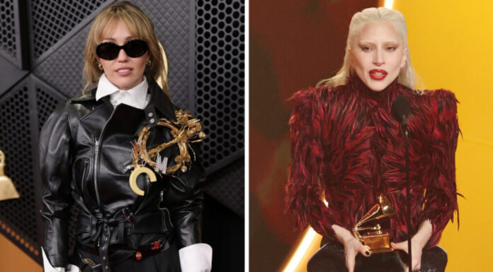 Miley Cyrus’tan Grammy’de Lady Gaga’ya soğuk tavır