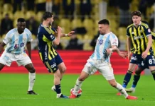 Fenerbahçe geriden gelip kazandı: Erzurumspor’u 3-1 mağlup etti