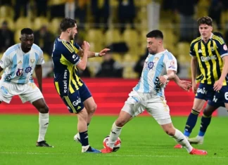 Fenerbahçe geriden gelip kazandı: Erzurumspor’u 3-1 mağlup etti