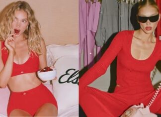 Model Elsa Hosk Sevgililer Günü Moduna Girdi