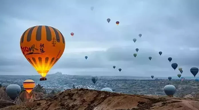 Kapadokya doldu taştı