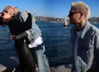 Icardi nişanlısı China Suarez’i öpücük yağmuruna tuttu