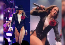 JLO yüzüstü düşüyordu