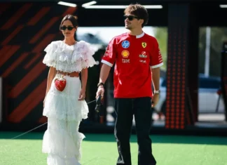 Charles Leclerc ile Alexandra Saint-Mleux evlendi