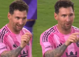 Lionel Messi serbest vuruştan attı, yaptığı hareket olay oldu