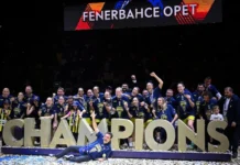 Türk finalinde kazanan Fenerbahçe Opet