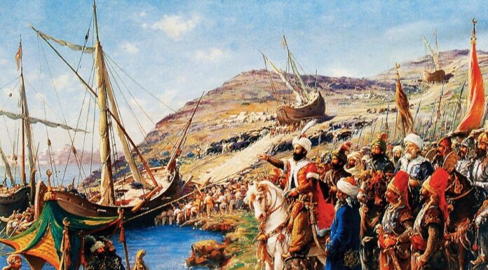 İstanbul’un fethinin yıl dönümüne özel 1453 dronla ışık gösterisi