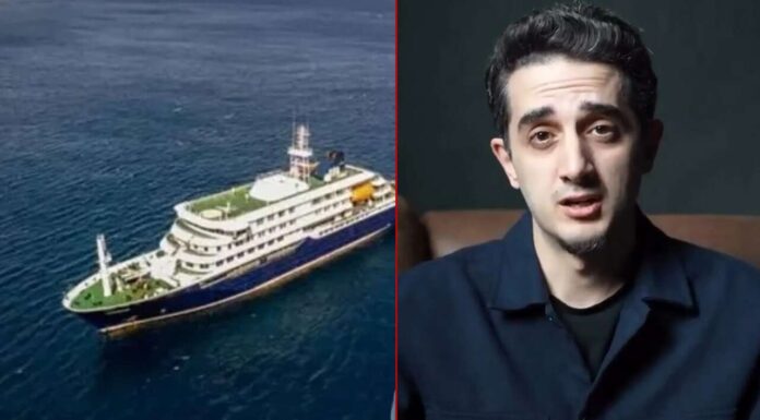 Ünlü YouTuber Ruhi Çenet de ‘ölüm gemisi’ndeymiş