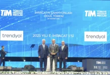TRENDYOL E-İHRACATTA ÜÇÜNCÜ KEZ ZİRVEYE ÇIKTI