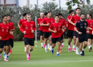 MİLLİLER AVUSTRALYA MAÇI İÇİN HAZIRLANIYOR