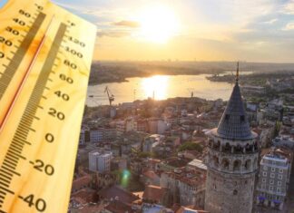 İSTANBUL’DA HİSSEDİLEN SICAKLIK 40 DERECE