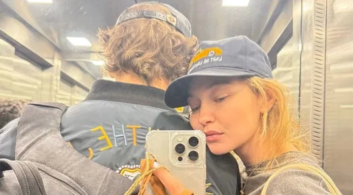GIGI HADID PARİS KAÇAMAĞINDA AŞK POZU VERDİ