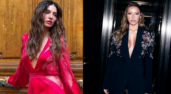 HADİSE VE MELİSA ASLI PAMUK AYNI DEFİLEYE KATILDI