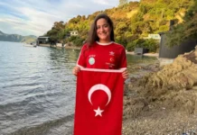 AYSU TÜRKOĞLU TSUGARU KANALI’NDA TARİH YAZDI