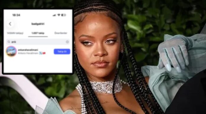 RIHANNA TÜRKİYE’DEN İKİ HESABI TAKİBE ALDI