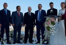 FUTBOLCU İSMAİL YÜKSEK VE ESEN MATRAŞ EVLENDİ