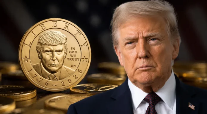 ABD’DEN TRUMP PORTRELİ ALTIN HATIRA PARA