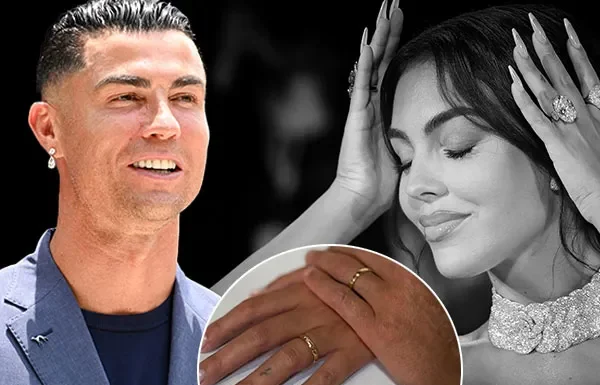 CRISTIANO RONALDO VE GEORGINA RODRIGUEZ SADE TÖRENLE EVLENDİ